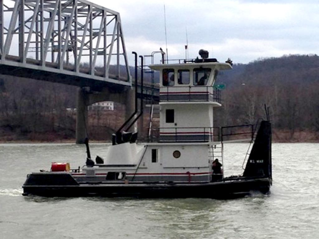 Mv Wil-Mar Towboat Side View